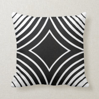 Schwarzweiss-Muster Pilllow Kissen