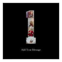 Schwarzweiß-Nummer 1 FotoCollage