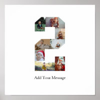 Schwarzweiß-Nummer 2 FotoCollage