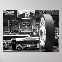 Schwarzweiß-NYC-Foto Poster