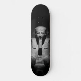 Schwarzweiß-Pharao-König Skateboard