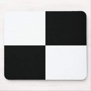 Schwarzweiss-Rechtecke Mousepad