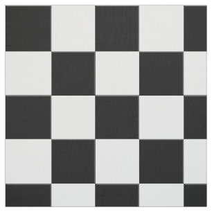 Schwarzweiss-Schachbrett-Rand-Illusion Stoff