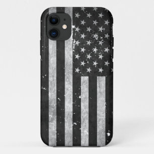Schwarzweiss-Schmutz-amerikanische Flagge title_seo2