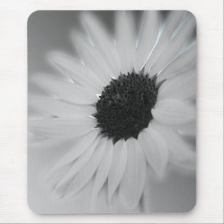 Schwarzweiss-Sonnenblume Mousepad