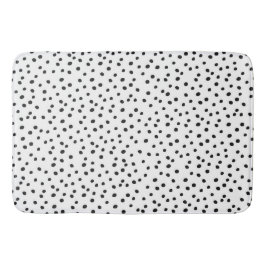 Schwarzweiss-Stellen Badematte