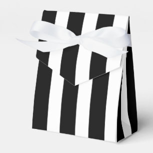 Schwarzweiss-Streifen-Bevorzugungs-Kasten Geschenkschachtel