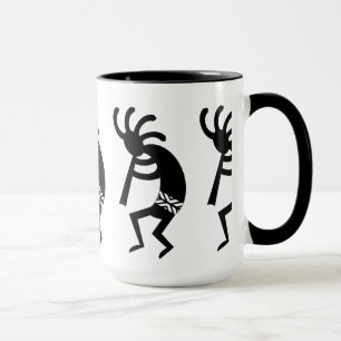 Schwarzweiss-Südwesten Kokopelli Tasse