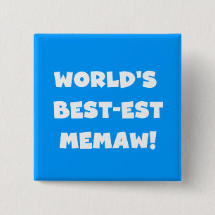 Schwarzweiss-T - Shirts des Gut-est Memaw der Welt Button
