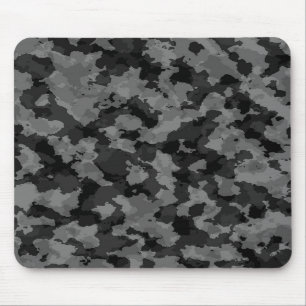 Schwarzweiss-Tarnungs-Mausunterlage Mousepad
