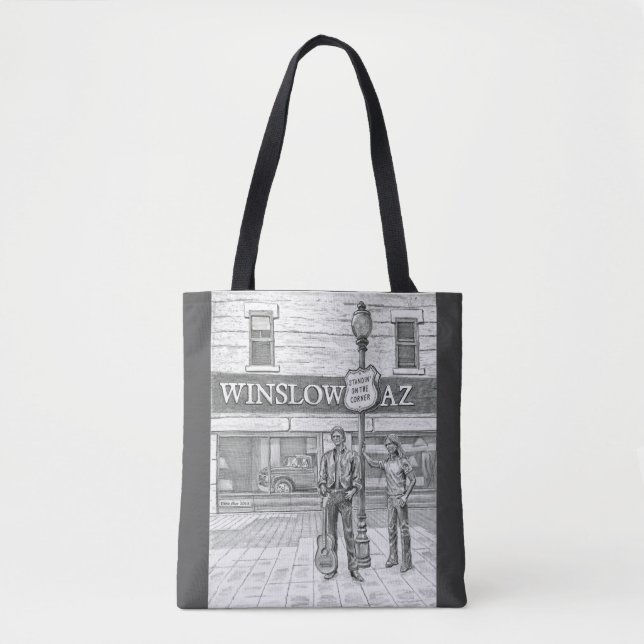SCHWARZWEISS-TASCHE VON WINSLOW AZ TASCHE (Vorderseite)