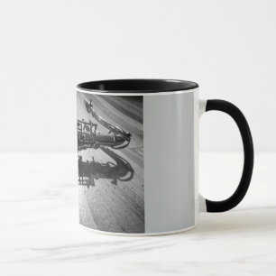 Schwarzweiss-Tenorsaxofon Tasse