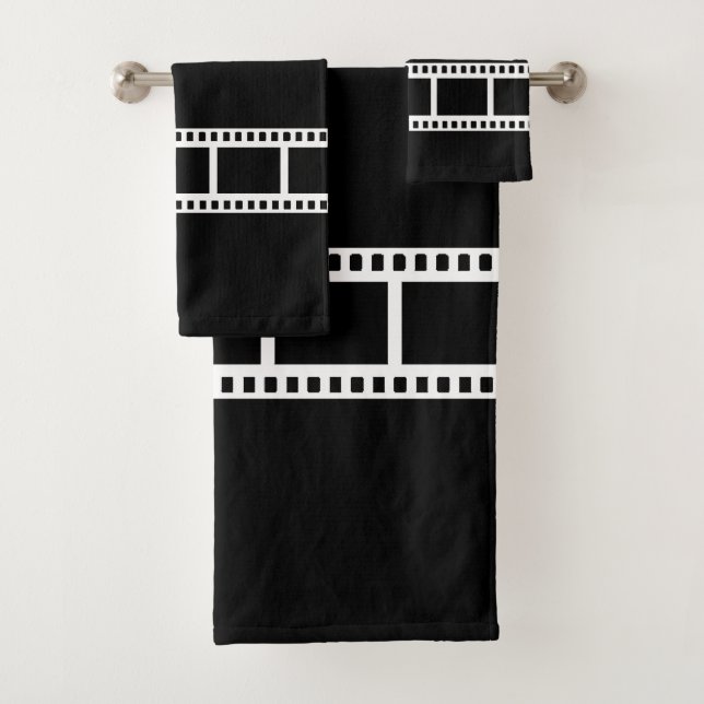 Schwarzweiss-Theater-Drama-Bad-Dekor Badhandtuch Set (Insitu)