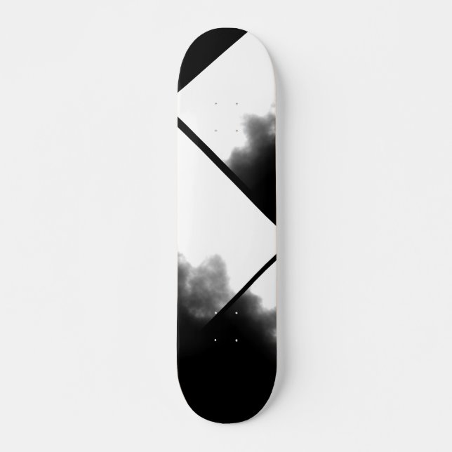 Schwarzweiss-Tinten-Blick-Plattform kundengerecht Skateboard (Vorne)