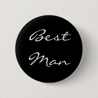 Schwarzweiss-Trauzeuge-Knopf Button