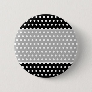 Schwarzweiss-Tupfen-Muster. Spotty. Button