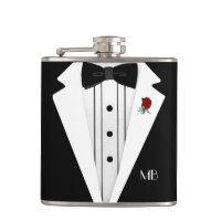 Schwarzweiss-Tuxedo-Trauzeugen