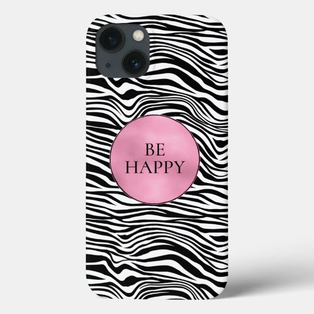 Schwarzweiß-Zebra Case-Mate iPhone Hülle (Rückseite)