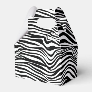 Schwarzweiß-Zebra Geschenkschachtel