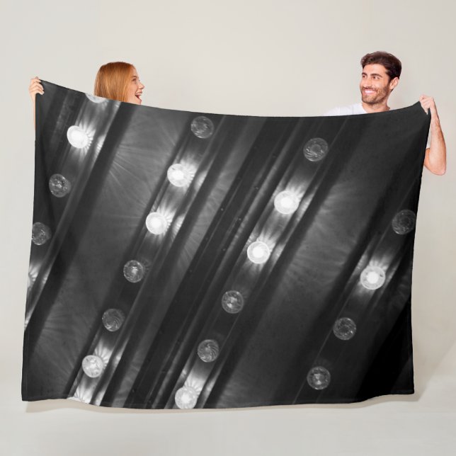 Schwarzweißbeleuchtung Fleecedecke (Beispiel)