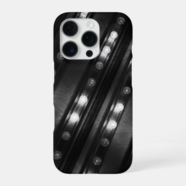 Schwarzweißbeleuchtung iPhone 16 Pro Hülle (Rückseite)