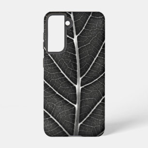 Schwarzweißblatt nah samsung galaxy hülle