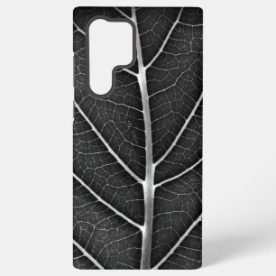 Schwarzweißblatt nah samsung galaxy hülle
