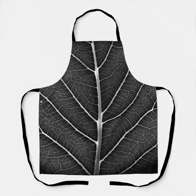 Schwarzweißblatt nah schürze (Vorderseite)