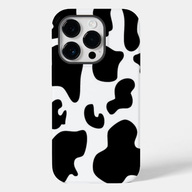 Schwarzweißdruck Case-Mate iPhone 14 Pro Hülle (Rückseite)