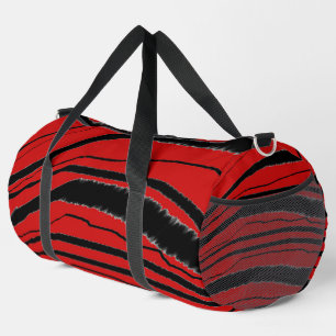 Schwarzweißdruck Duffle Bag