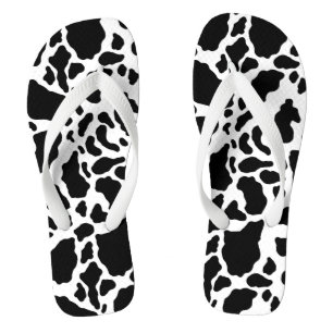 Schwarzweißdruck Flip Flops