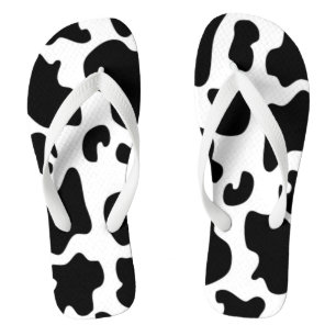 Schwarzweißdruck Flip Flops