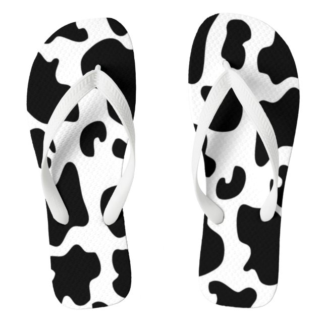 Schwarzweißdruck Flip Flops (Fußbett)