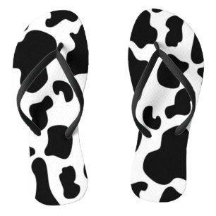 Schwarzweißdruck Flip Flops