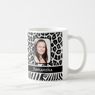Schwarzweißdruck Kaffeetasse