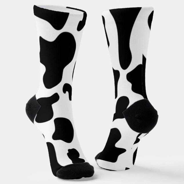 Schwarzweißdruck Socken (Gewinkelt)