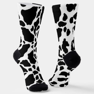 Schwarzweißdruck Socken