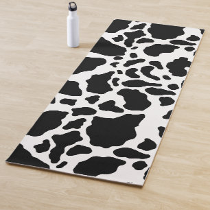 Schwarzweißdruck Yogamatte