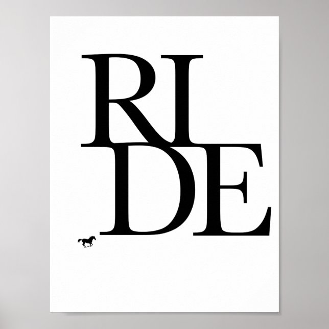 Schwarzweißdrucke mit weißer Grafik Poster (Vorne)