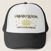 SCHWARZWEIßE NYLON-MESH-FRAUEN-CAP