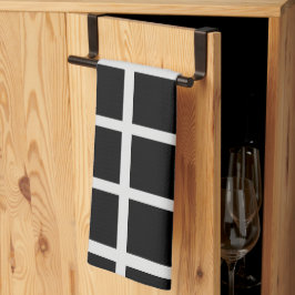 Schwarzweißfenster Geschirrtuch