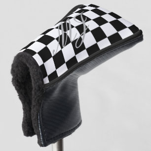 Schwarzweißflagge Golf Headcover