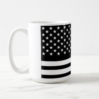 Schwarzweißflagge Kaffeetasse