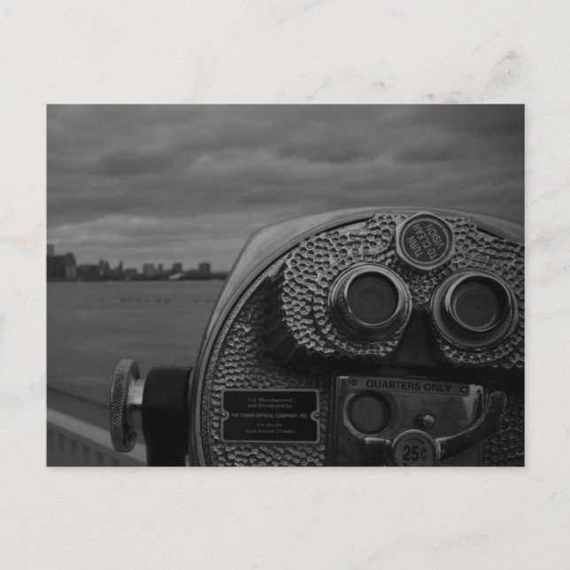 Schwarzweißfotografie Postkarte (Vorderseite)