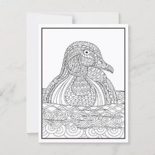Schwarzweißkarte aus weißem Holz Postkarte