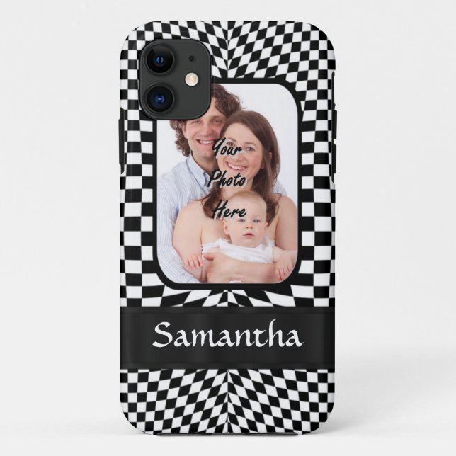 Schwarzweißkarton Case-Mate iPhone Hülle (Rückseite)