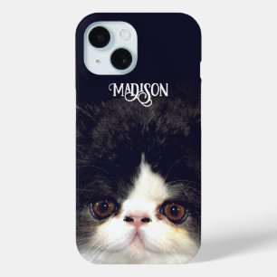 Schwarzweißkatze Case-Mate iPhone Hülle