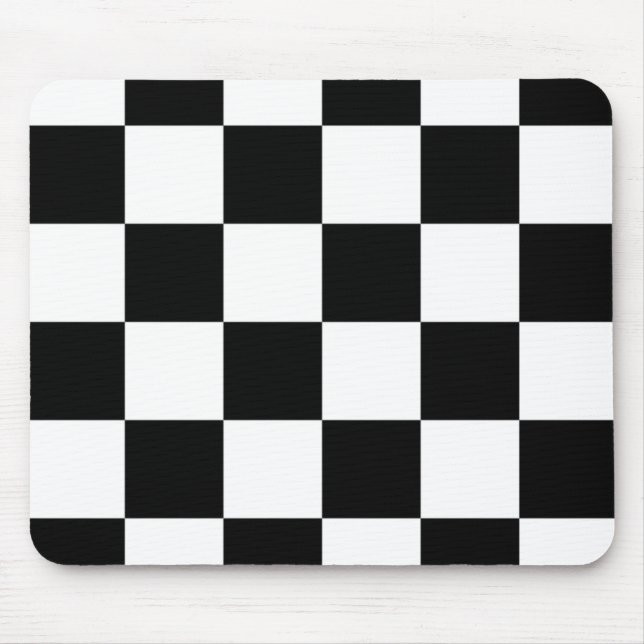 Schwarzweißmousepad Mousepad (Vorne)