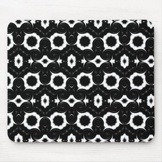 Schwarzweißmousepad Mousepad (Vorne)