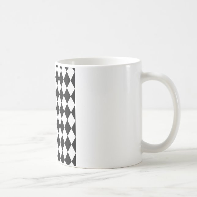 Schwarzweißmuster Kaffeetasse (Rechts)